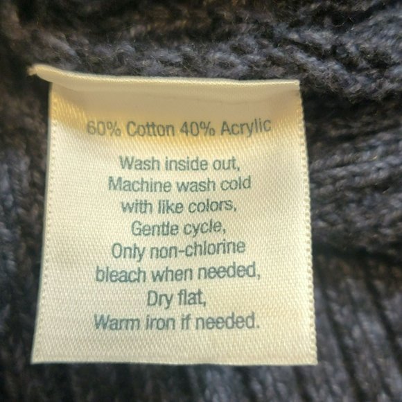 Urban Pipeline Sweater, Men Large, Gray Ribbed, Thick, Button Cowl Neck, EUC - Picture 6 of 11